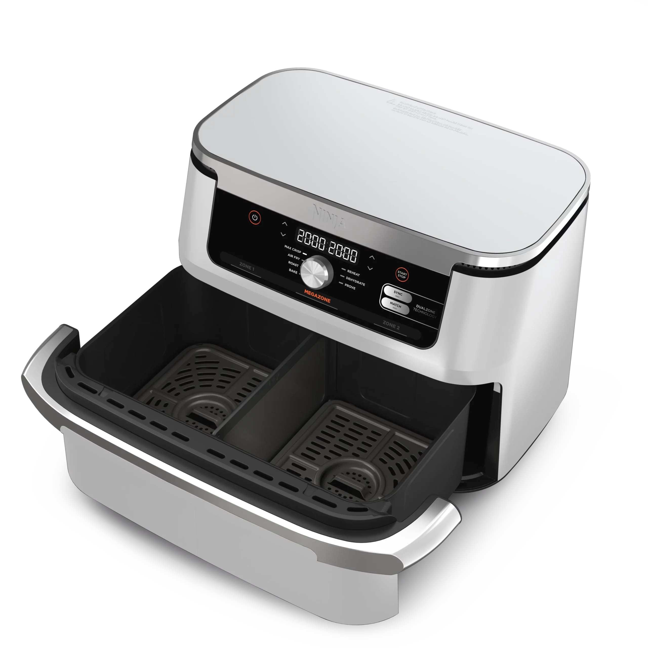 Ninja AF500EUWH Foodi FlexDrawer Dual horkovzdušná fritéza 10,4L - Bílá