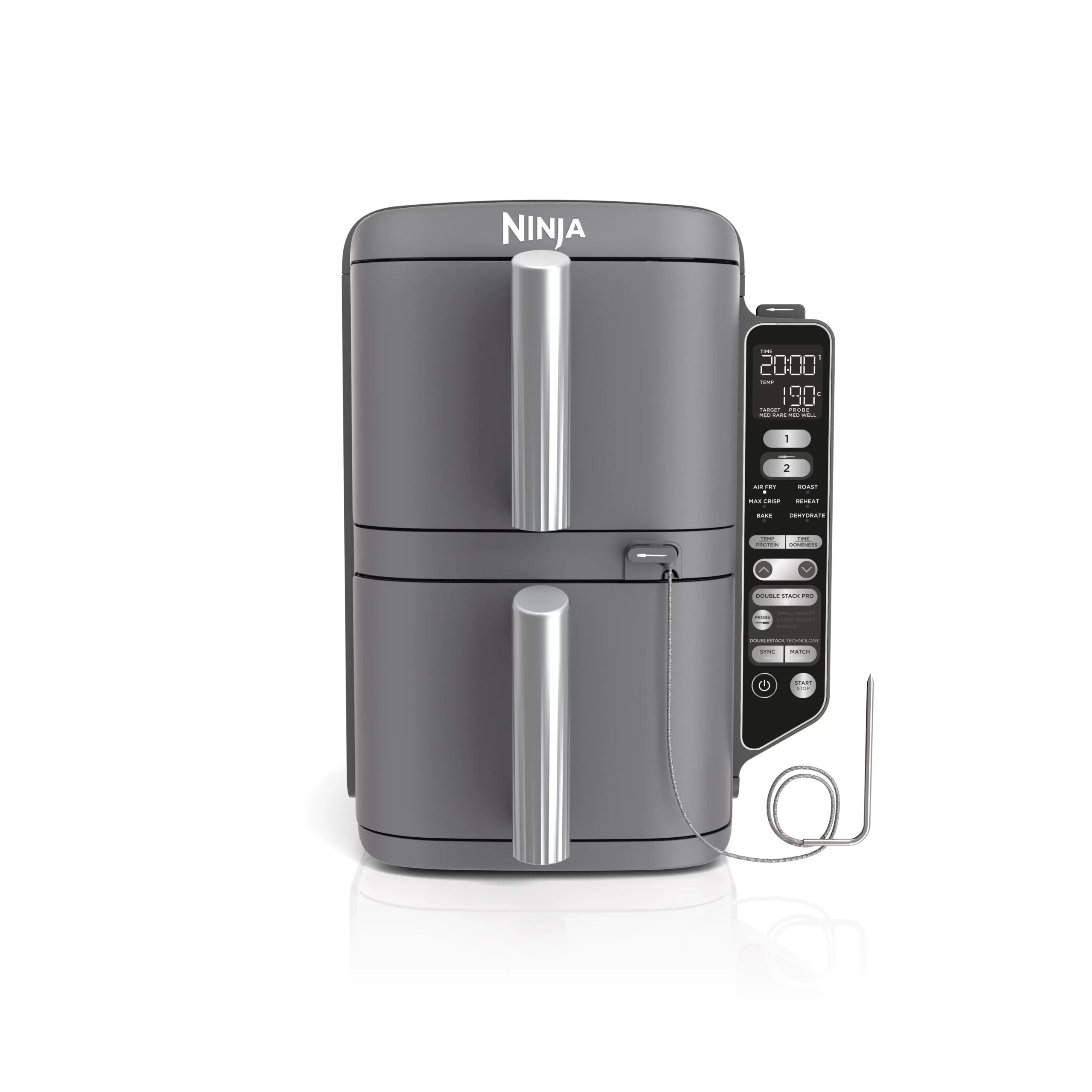 Ninja SL451EU Double Stack horkovzdušná fritéza 9,5L - S teploměrem