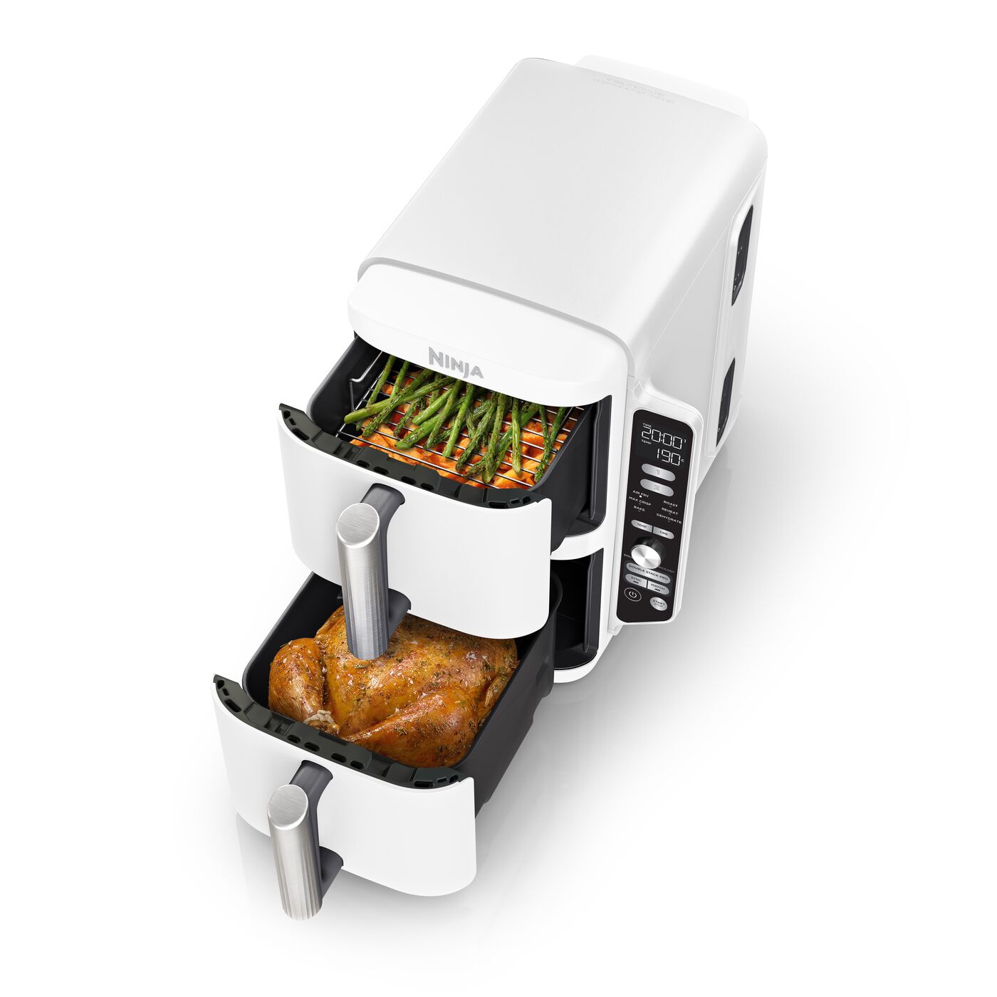 Ninja SL400EUWH Double Stack horkovzdušná fritéza 9,5L - Bílá