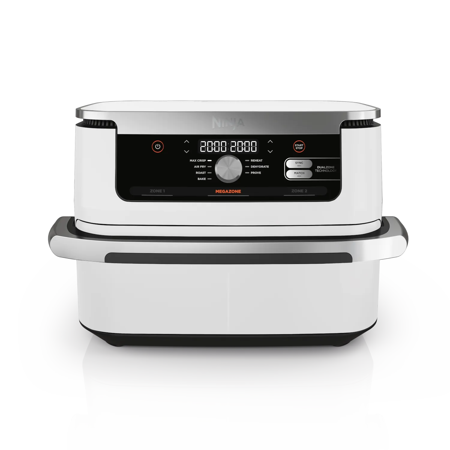 Ninja AF500EUWH Foodi FlexDrawer Dual horkovzdušná fritéza 10,4L - Bílá