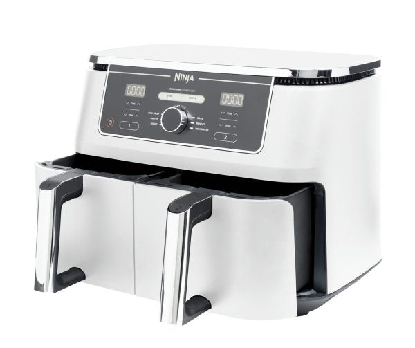 Ninja AF400EUWH Foodi MAX Dual Zone horkovzdušná fritéza 9,5L - Bílá