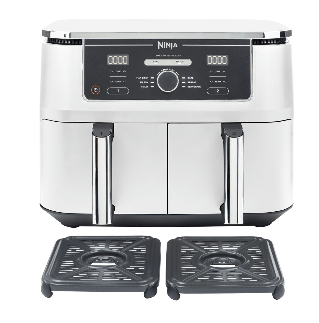 Ninja AF400EUWH Foodi MAX Dual Zone horkovzdušná fritéza 9,5L - Bílá