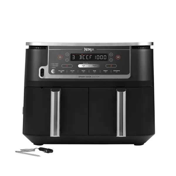 Ninja AF451EU Foodi MAX Dual Zone horkovzdušná fritéza 9,5L - S teploměrem