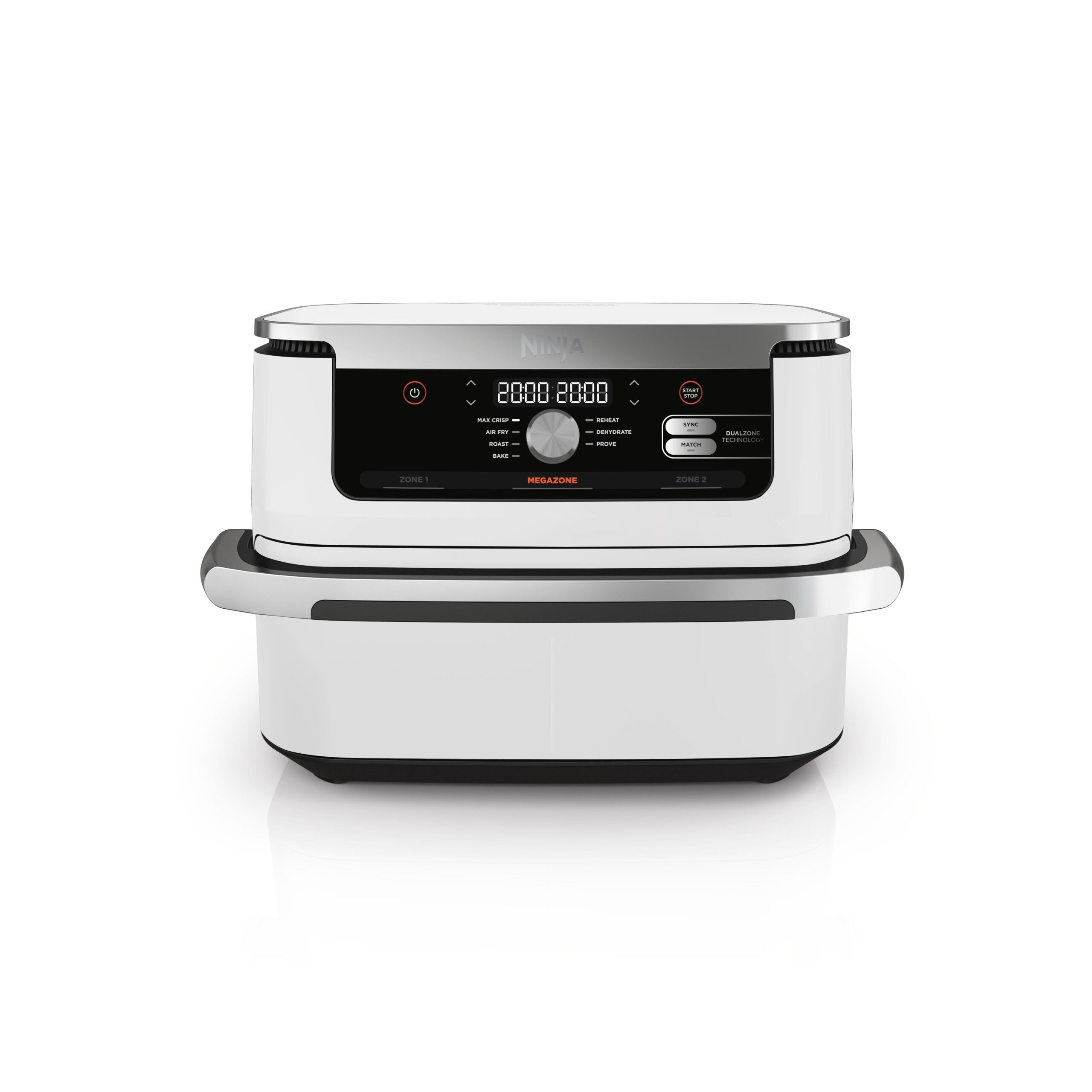 Ninja AF500EUWH Foodi FlexDrawer Dual horkovzdušná fritéza 10,4L - Bílá