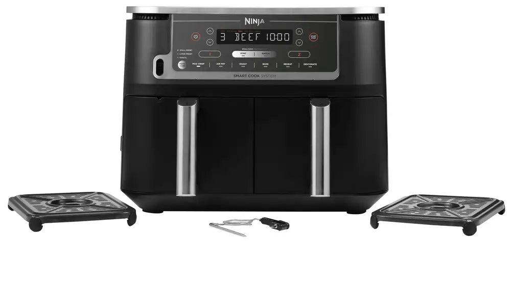 Ninja AF451EU Foodi MAX Dual Zone horkovzdušná fritéza 9,5L - S teploměrem