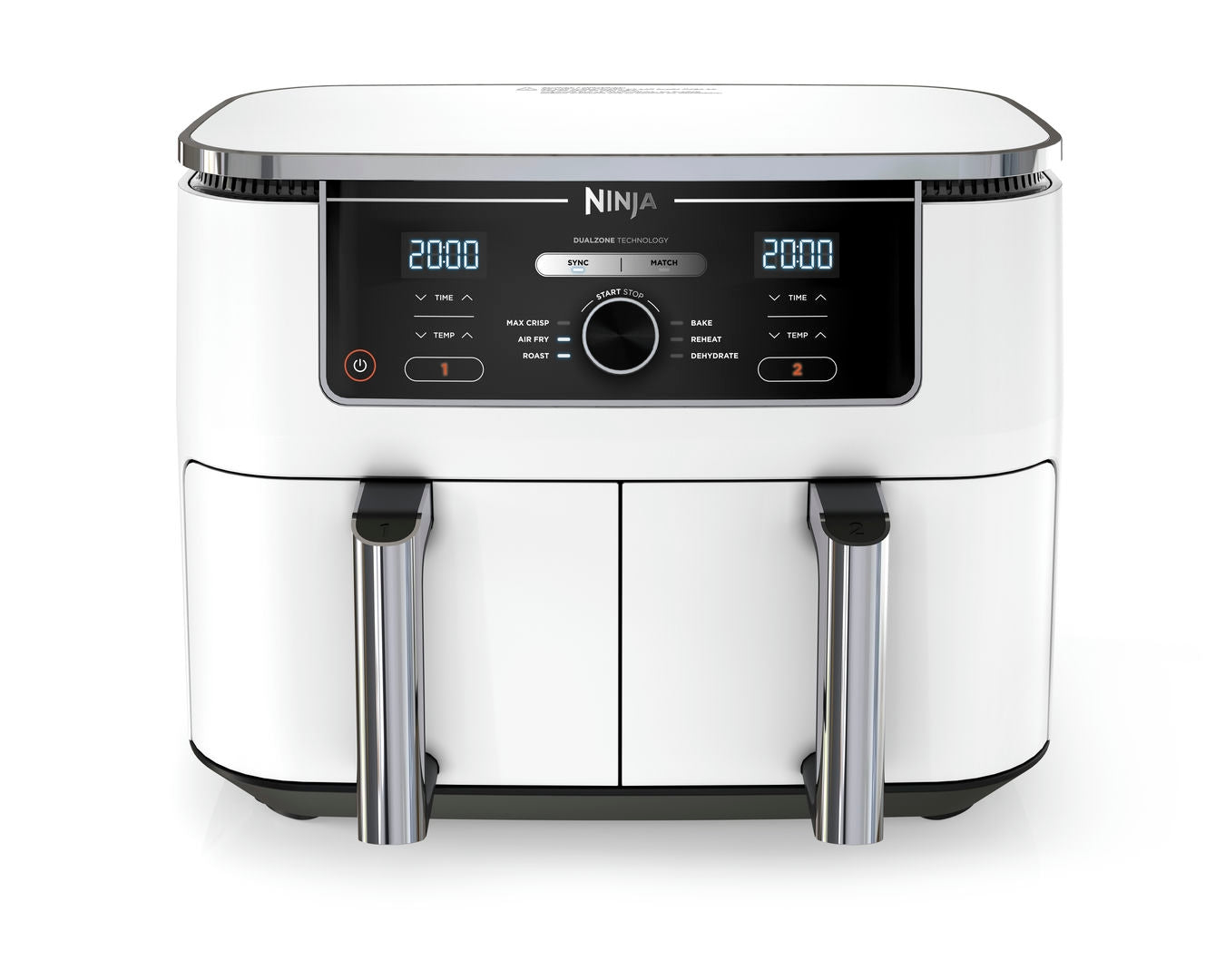 Ninja AF400EUWH Foodi MAX Dual Zone horkovzdušná fritéza 9,5L - Bílá