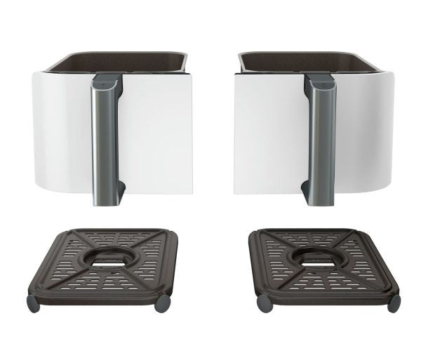 Ninja AF400EUWH Foodi MAX Dual Zone horkovzdušná fritéza 9,5L - Bílá